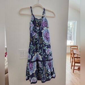 Old Navy Floral Kids Dress - Blue and Purple